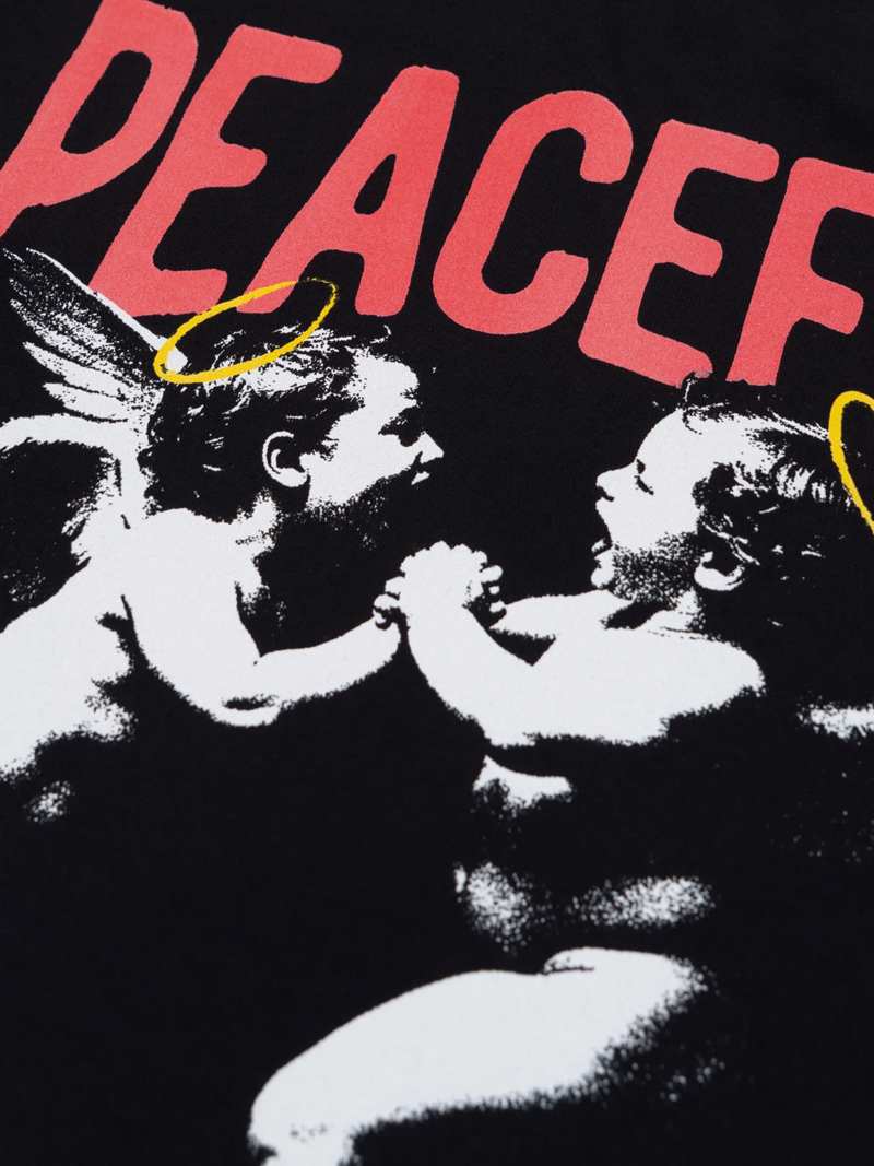 MANTO angels tshirt-black